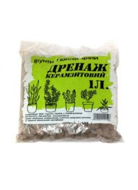 Дренаж керамзитовый 1 л (15шт/уп) "Грунты Полтавщины"