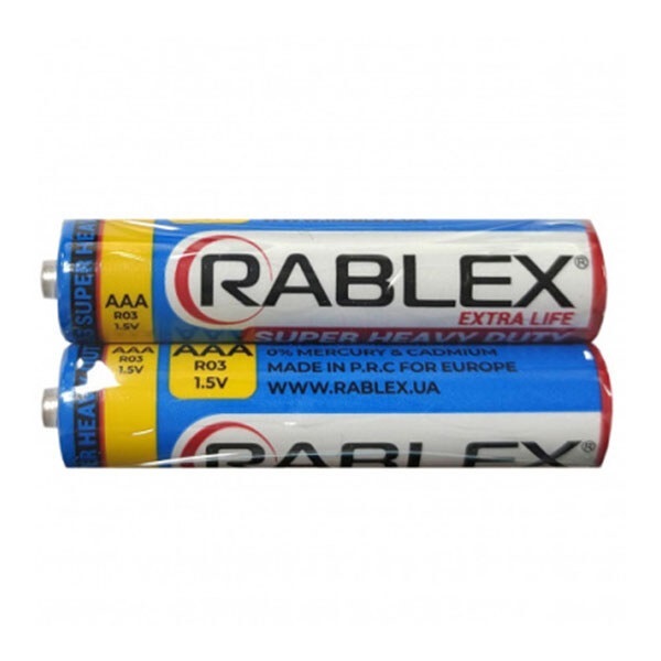 Батарейка Rablex R3 (2сп/60уп/2400ящ) 60725 фото 1