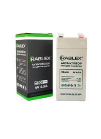 Аккумулятор Rablex 4V. 4,5А (40ящ) 60726 фото