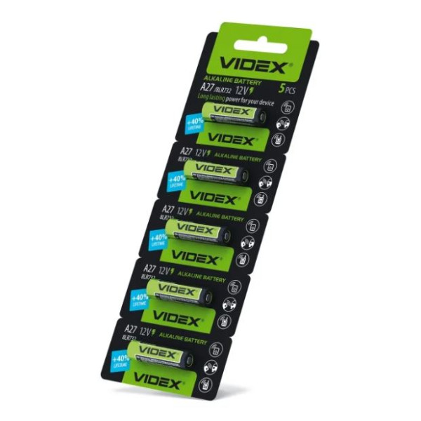 Батарейка "Videx" 27A (12V) 52787 фото 1