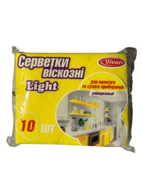 Серветка віскозна Light, 10 шт (50шт/ящ)