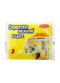 Салфетка вискозная Light, 3 шт (100шт/ящ)
