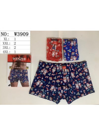 Трусы Wenzhi мужские XL-4XL р. арт W3909 (24/уп)