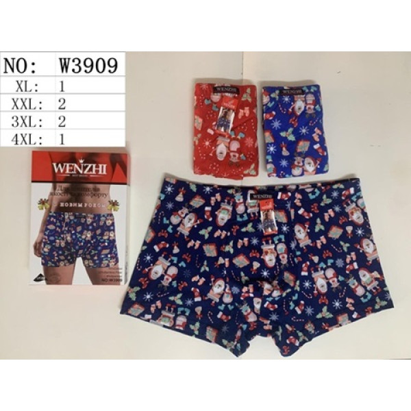 Трусы Wenzhi мужские XL-4XL р. арт W3909 (24/уп) 64779 фото 1