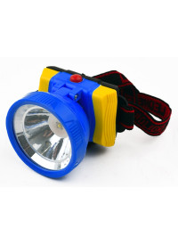 Фонарь на лоб батарейках BC-722 1-LED