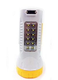 Фонарь ручной аккумуляторный с боковой панелью 1+12LED
