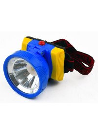 Фонарь на лоб батарейках BC-722 1-LED