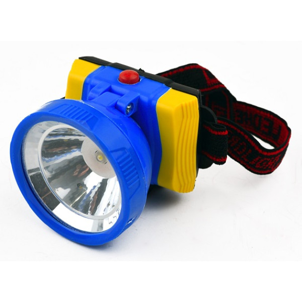 Ліхтар на лоб  батарейках BC-722 1-LED 49363 фото 1