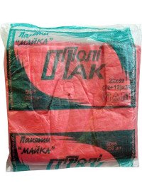 Пакет "майка горох" Полі пак 22 x 39