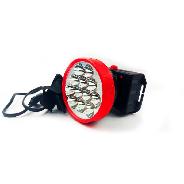 Налобний ліхтарик 12LED 49374 фото 1