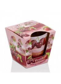 Свеча ароматизированная Bispol в стакане Fruit Muffins