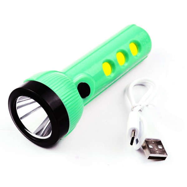 Фонарик ручной с аккумулятором 1+3 LED арт.HS-8231 (200шт/ящ) 54547 фото 1