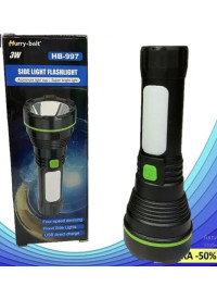 Ліхтарик ручний з акумулятором 1LED-3W