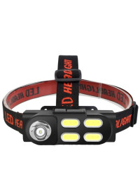 Фонарик на лоб светодиодный с аккумулятором 1 LED