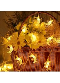 Гирлянда на батарейках (2-R6) 3м 20 LED (месяц+звезды) цветная арт. 20022-9-5 (100шт/ящ)