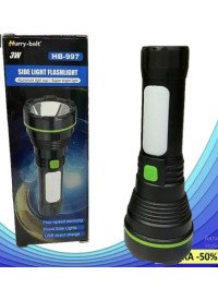 Фонарик ручной с аккумулятором 1LED-3W