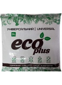 Торфяной субстрат ECO PLUS Универсальный 3л Торфяной субстрат ECO PLUS Универсальный 3л