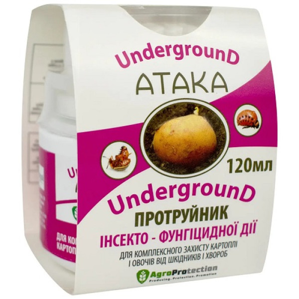 Протравитель Атака Underground, 120 мл 49476 фото 1