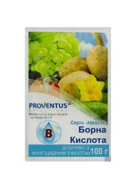Удобрение Борная кислота Proventus 100 г 49475 фото