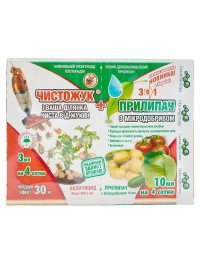 ЧистоЖук + прилипач 3 мл Україна (500шт/ящ)  Інсектицид