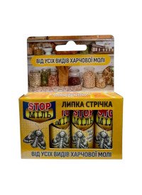 Стоп Міль №1 липка стрічка від харчової молі (4шт/24шт) 75814 фото