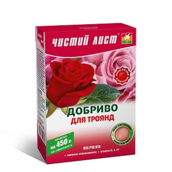 Добриво для троянд Чистий лист 300 г 1573 фото 1