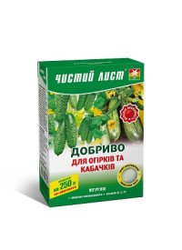 Удобрение для огурцов и кабачков Чистый лист 300 г 1576 фото