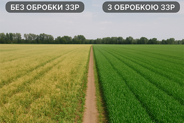 Ефект застосування засобів захисту рослин на полі