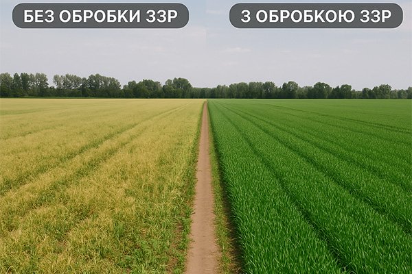 Ефект застосування засобів захисту рослин на полі